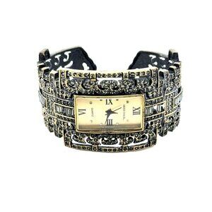 Heidi Daus Swarovski‎ Statement Cuff Watch